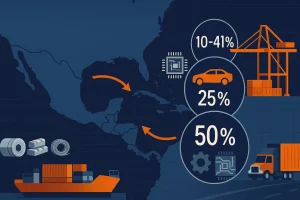 aranceles Trump 2025, tarifas a México, T-MEC, reciprocal tariffs, fin de minimis Secundarias/LSI: