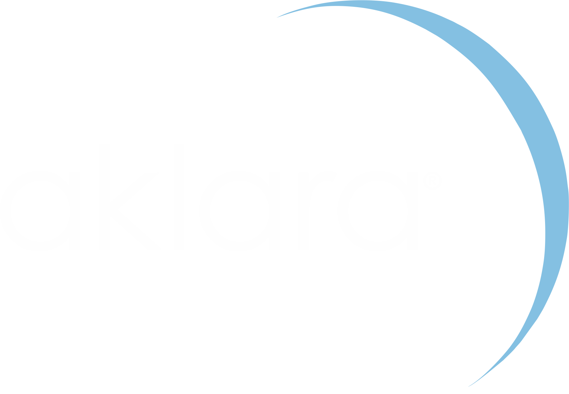 logo aklara con registro de marca blanco